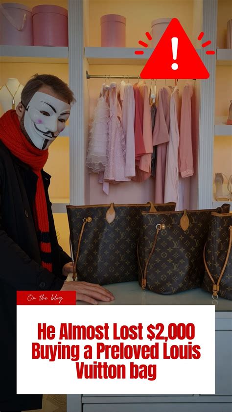 real and fake louis vuitton|louis vuitton bag scam.